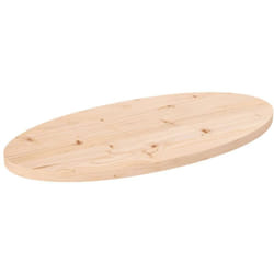 Dessus de table 70x35x2,5 cm bois de pin massif ovale
