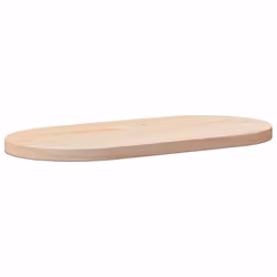 vidaXL Dessus de table 80x40x2,5 cm bois de pin massif ovale