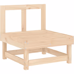 Ce canapé central de jardin en bois au design à lattes sera un excellent supplément à votre jardin, patio ou terrasse pour pr ...