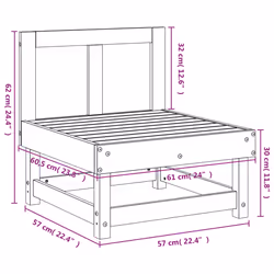 VidaXL 825379 banc de jardin Bois - Vue supplémentaire 7