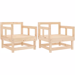 Ces chaises de jardin en bois au design à lattes constitueront un excellent supplément à votre jardin, patio ou terrasse pour ...