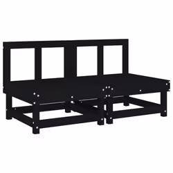 VidaXL 825405, Noir, Bois, 110 kg, Adultes et enfants