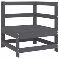 VidaXL 825473, Gris, Bois, 110 kg, Adultes et enfants, 620 mm, 620 mm