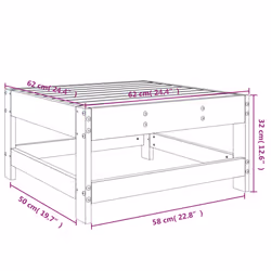 VidaXL 825485 banc de jardin Bois - Vue supplémentaire 7