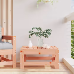 Ce repose-pied de jardin en bois, qui se démarque par son design à lattes, sera un excellent supplément à votre jardin, patio ...