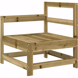 Ce canapé d'angle de jardin en bois, qui se démarque par son design à lattes, sera un excellent supplément à votre jardin, pa ...