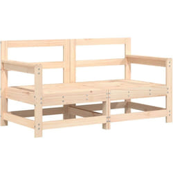 Canapés d'angle de jardin 2 pcs bois de pin massif vidaXL