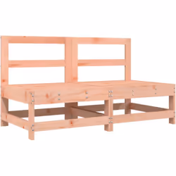 Ces canapés centraux de jardin en bois, qui se distinguent par leur design à lattes, seront un excellent supplément à votre j ...