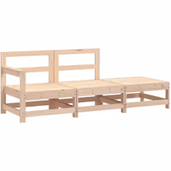 Cet ensemble de salon de jardin en bois avec un design à lattes sera un excellent complément à votre jardin, patio ou terrass ...