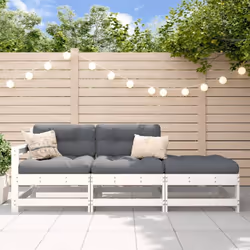 Cet ensemble de salon de jardin en bois avec un design à lattes sera un excellent complément à votre jardin, patio ou terrass ...
