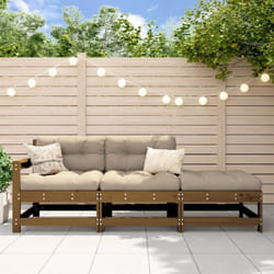 Vidaxl - Salon de jardin 3 pcs marron miel bois de pin massif