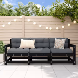 Cet ensemble de salon de jardin en bois avec un design à lattes sera un excellent complément à votre jardin, patio ou terrass ...