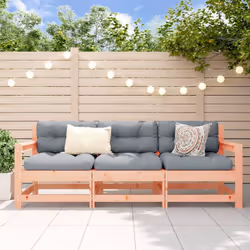 Cet ensemble de salon de jardin en bois avec un design à lattes sera un excellent complément à votre jardin, patio ou terrass ...