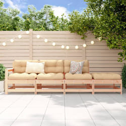 Vidaxl - Salon de jardin 4 pcs bois massif de pin