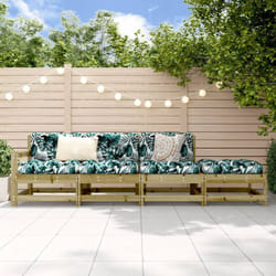 Vidaxl - Salon de jardin 4 pcs bois de pin imprégné