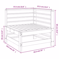 VidaXL 825605 banc de jardin Bois - Vue supplémentaire 7