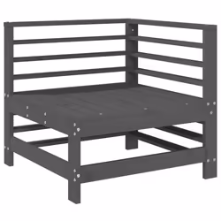 VidaXL 825606, Gris, Bois, 110 kg, Adultes et enfants, 635 mm, 635 mm