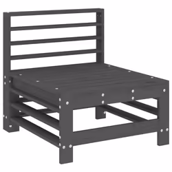 VidaXL 825613, Gris, Bois, 110 kg, Adultes et enfants, 575 mm, 635 mm