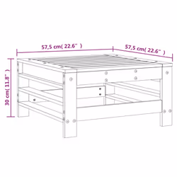 VidaXL 825618 banc de jardin Bois - Vue supplémentaire 7