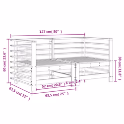 VidaXL 825638 banc de jardin Bois - Vue supplémentaire 8