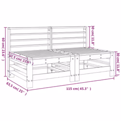 VidaXL 825652 banc de jardin Bois - Vue supplémentaire 8