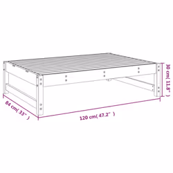 VidaXL 825709 banc de jardin Bois - Vue supplémentaire 8