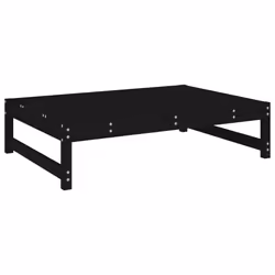 VidaXL 825713, Noir, Bois, 110 kg, Adultes et enfants