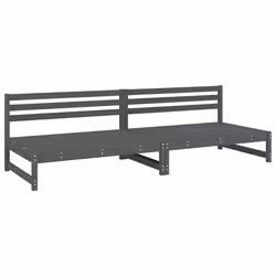 VidaXL 825718, Gris, Bois, 110 kg, Adultes et enfants