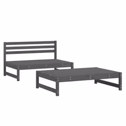 VidaXL 825725, Gris, Bois, 110 kg, Adultes et enfants