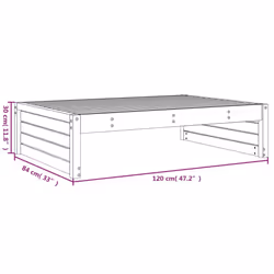 VidaXL 825751 banc de jardin Bois - Vue supplémentaire 8