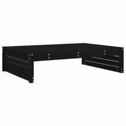 VidaXL 825755, Noir, Bois, 110 kg, Adultes et enfants