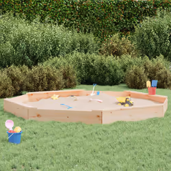 Qu'il s'agisse de ramasser, de sculpter ou de faire des châteaux de sable, le bac à sable en bois inspirera des heures de jeu ...