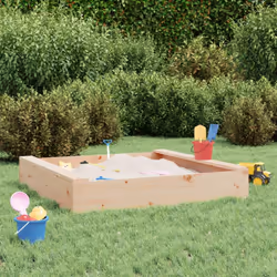 Qu'il s'agisse de ramasser, de sculpter ou de faire des châteaux de sable, le bac à sable en bois inspirera des heures de jeu ...