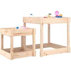 Vidaxl - Tables à sable 2 pcs bois de pin massif