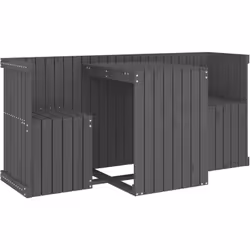 Cet ensemble de balcon en bois présente un aspect simple et élégant et constitue un supplément remarquable à votre jardin ou ...