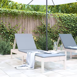 VidaXL 825067 chaise d'extérieur Terrace Bois de pin Blanc