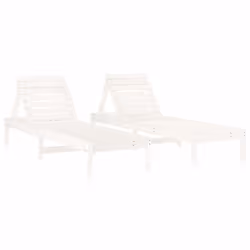 VidaXL 825068, Terrace, Bois de pin, Blanc, 70 kg