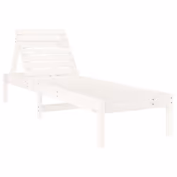 VidaXL 825068 chaise d'extérieur Terrace Bois de pin Blanc