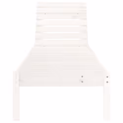 VidaXL 825068 chaise d'extérieur Terrace Bois de pin Blanc - Vue supplémentaire 4