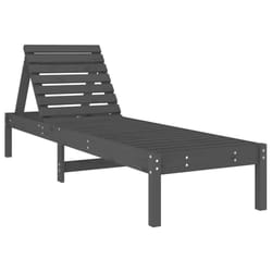 VidaXL 825069 chaise d'extérieur Terrace Bois de pin Gris