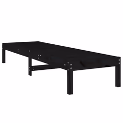 VidaXL 825074 chaise d'extérieur Linge Bois de pin Noir - Vue supplémentaire 8
