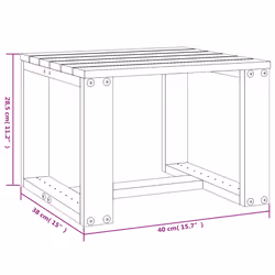 VidaXL 825082 table de jardin Marron - Vue supplémentaire 8