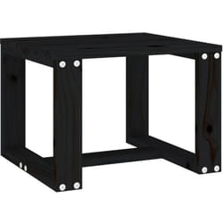 VidaXL 825083 table de jardin Noir
