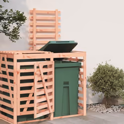Avec cette extension en bois, vous pourrez agrandir votre rangement poubelle pour accueillir 2, 3 ou 4 poubelles, selon vos b ...