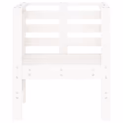 VidaXL 825129 chaise d'extérieur Terrace Bois de pin Blanc - Vue supplémentaire 5