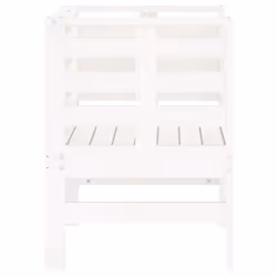 VidaXL 825129 chaise d'extérieur Terrace Bois de pin Blanc - Vue supplémentaire 6