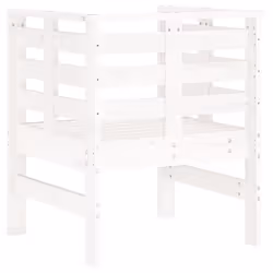 VidaXL 825129 chaise d'extérieur Terrace Bois de pin Blanc - Vue supplémentaire 7