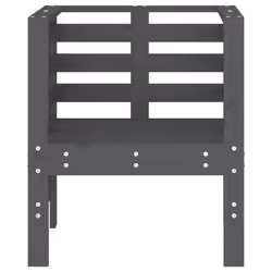 VidaXL 825130 chaise d'extérieur Terrace Bois de pin Gris - Vue supplémentaire 5