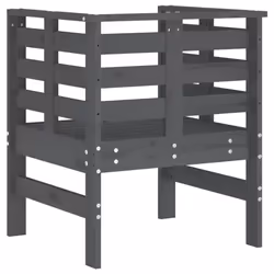 VidaXL 825130 chaise d'extérieur Terrace Bois de pin Gris - Vue supplémentaire 7