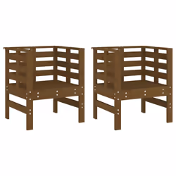 VidaXL 825131, Terrace, Bois de pin, Marron, 110 kg, 615 mm, 530 mm